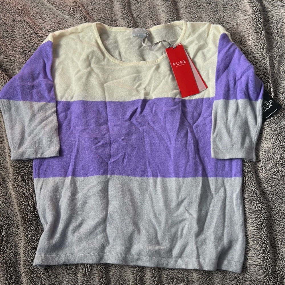 Pure Collection 100% Cashmere Long Sleeve